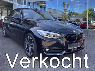 BMW 2 Serie Cabrio 220iA SPORTLINE ** ADAPT. LED, BEIGE LEDER, NAVI PROF, CAMERA, 18-inch LMV ** UNF
