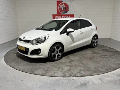 Kia Rio 1.2 CVVT Super Pack, Clima, Cruise, Camera, 100% onderhouden, 1e eigenaar, Navigatie, Blue t