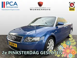 Audi A4 Cabriolet 3.0 V6 quattro Leer/Automaat/Navi/ECC/Alu wielen/windscherm/Zeer nette auto