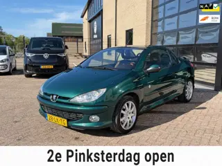 Peugeot 206 CC 1.6-16V Roland Garros, Leer, Clima