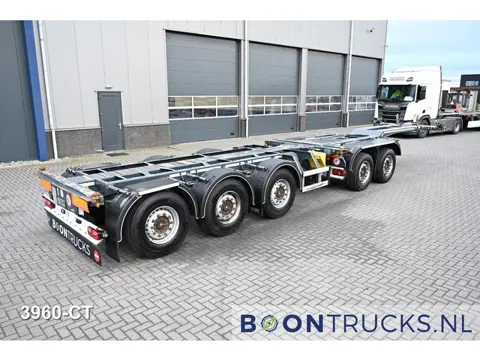 D-Tec COMBITRAILER  S-LINE CT-521-S | 2x20-40ft HC * 3x STEERING * 4x LIFT AXLE * SAF/DISC * TUV/MOT