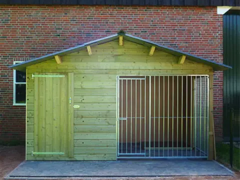 Te koop duurzame degelijke hondenkennels.