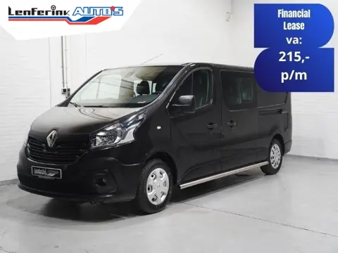 Renault Trafic 1.6 dCi 120 pk Dubbel Cabine 2x Schuifdeur, Navi Airco, Trekhaak, Sidebars, APK 09-20