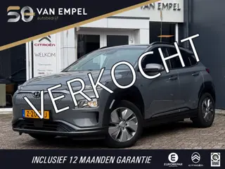 Hyundai Kona EV Comfort Smart 39 kWh | 100% SOH | Trekhaak | Camera | Stoel + Stuurverwarming | Navi