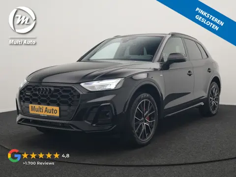 Audi Q5 50 TFSI e S edition PHEV 300pk Dealer O.H. | Trekhaak Af Fabriek | Camera | Lederen Sportsto