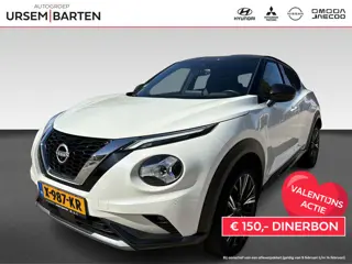 Nissan Juke 1.0 DIG-T N-Design | Half leder stof interieur | 360 graden camera | Navigatie |