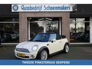Mini Mini Cabrio 1.6 Cooper AUTOMAAT!! LEER CRUISE STOELVERW. CLIMA PDC 17"LMV ALL-SEASONS! XENON AU