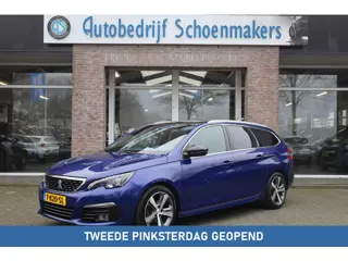 Peugeot 308 SW 1.2 PureTech GT-line PANO STOELVERW/MASSAGE CARPLAY HALFLEER 2xPDC ZWARTE-HEMEL CRUIS