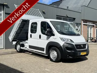 Fiat Ducato 35H 2.3 MultiJet L2H1 DC Airco Kipper Trekhaak 3000kg trekgewicht Stuurwielbediening Ger