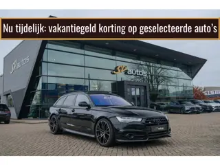 Audi S6 Avant 4.0 TFSI V8 450pk Panoramadak Supersportstoelen B&O 3d Luchtvering Matrix led Black pa