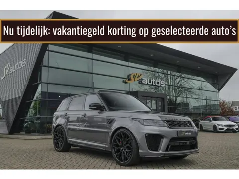 Land Rover Range Rover Sport P575 SVR 575pk Panoramadak *BTW* Carbon pakket Head-up Softclose 24" LM