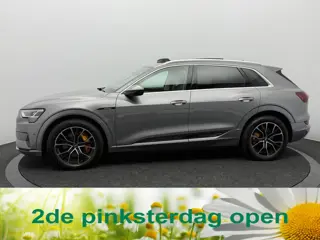 Audi e-tron 55 quattro Business Edition Plus 95 kWh SOH 94,8% | Panoramadak | Camera| Leer | Luchtve