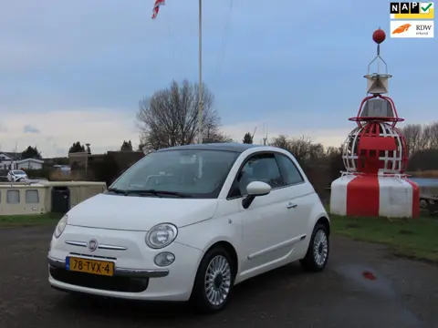 Fiat 500 0.9 TwinAir Lounge *Pano *Navi *Automaat