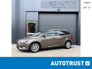 Ford Focus Wagon 125pk Titanium CLIMA | CRUISE CONTROL | HALF LEDER | LED | CARPLAY | STOELVERWARMIN