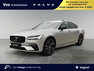 Volvo S90 T8 AWD R-Design | Luchtvering | Schuif/kantel-dak | Gelaagd Glas | 360 Camera | Elektr. tr