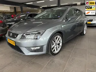 Seat Leon 1.4 TSI FR half leer led navigatie clima cruise controle lm-velgen elektrische pakket park