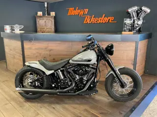 Harley Davidson FLS Softail Custom Special Paint Kreide Porsche Color Rear 200