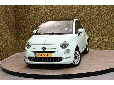 Fiat 500 1.2 Lounge | Panorama | Airco | Mintgroen