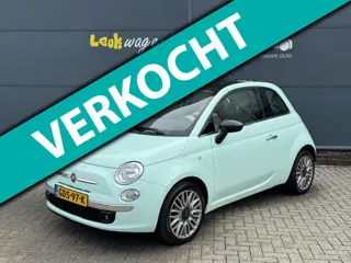 Fiat 500 1.2 Cult *leder *climate *16 inch *mintgroen/zwart