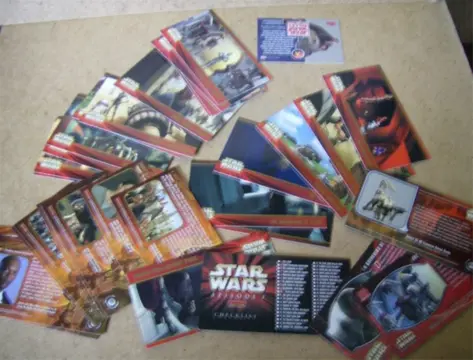 Star wars 34 trading cards adv. 633