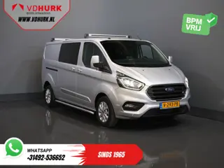 Ford Transit Custom 2.0 TDCI 130 pk L2 Limited DC Dubbel Cabine 2xSchuifdeur/ Stoelverw./ Carplay/ C