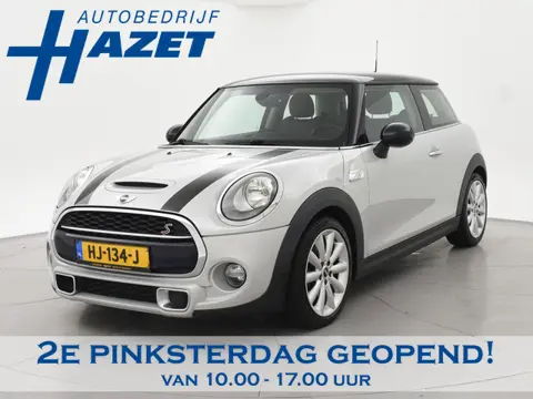 Mini Mini 2.0 Cooper S 192 PK WHITE SILVER + BRUIN LEDER | CHILI | STOELVERW. | BREEDBEELD NAVIGATIE