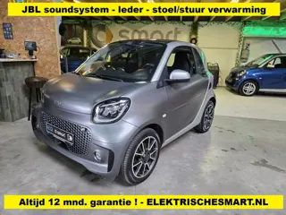 Smart Fortwo EQ Comfort PLUS - Leder - 12 mnd garantie - winterpakket - JBL soundsystem - Brabus 16 
