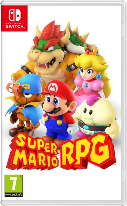 Super Mario RPG (verpakking Duits/Frans, game Engels)