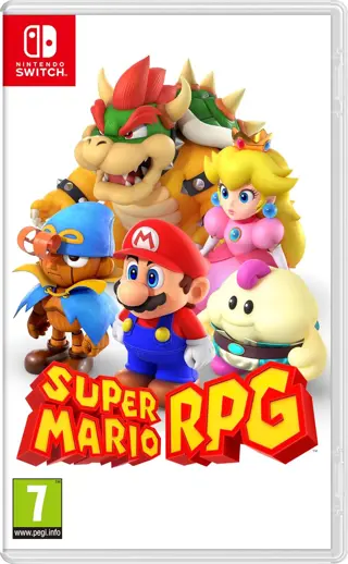 Super Mario RPG (verpakking Duits/Frans, game Engels)