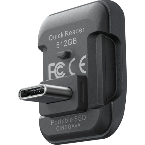 Insta360 Quick Reader 512GB Portable SSD