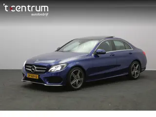 Mercedes-Benz C-Klasse 180 AMG-Line Sport Edition, Schuif-Kanteldak, Trekhaak, 360 Camera
