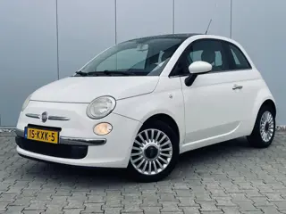 Fiat 500 1.2 Lounge, Automaat, Panoramadak, Airco