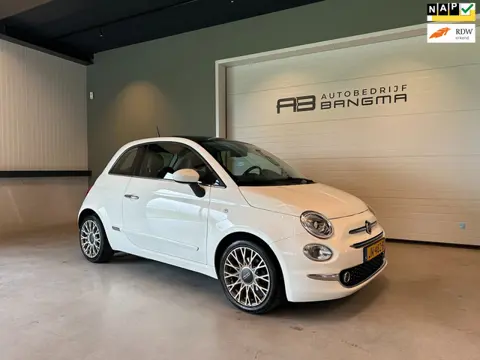 Fiat 500 0.9 TwinAir TURBO AUTOMAAT LOUNGE-uitv|LM-VELGEN|AIRCO|NAVIGATIE|BLUETOOTH|ISOFIX|USB+AUX|n