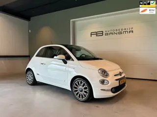 Fiat 500 0.9 TwinAir TURBO AUTOMAAT LOUNGE-uitv|LM-VELGEN|AIRCO|NAVIGATIE|BLUETOOTH|ISOFIX|USB+AUX|n