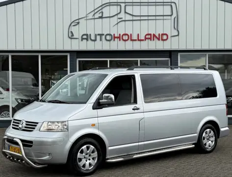 VOLKSWAGEN TRANSPORTER 2.5 TDI 96KW 130PK DUBBELE CABINE CAMPER AUTOMAAT UNIEK
