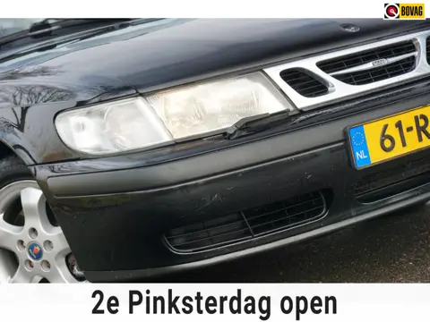 Saab 9-3 Cabrio 2.0t S | Jet Black Metallic | Nette kap/Leder/Navi/Cruise/Clima - Gaaf!