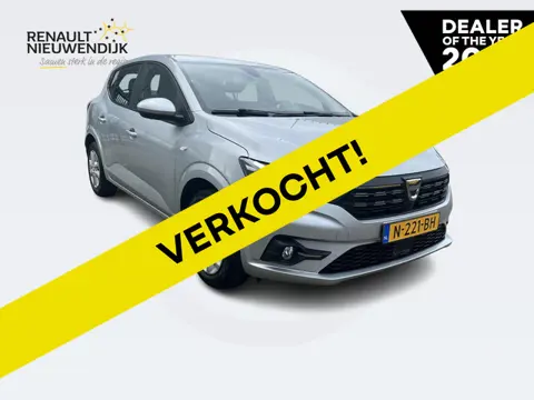 Dacia Sandero 1.0 TCe 90 Comfort / AIRCO / APPLE CARPLAY / ANDROID AUTO / PARKEERSENSOREN