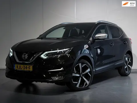 Nissan Qashqai 1.2 Tekna + BOSE /Clima/Cruise/LED/PANO/Keyless/Leer/360°Camera/Sfeer/LMV