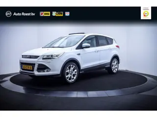 Ford Kuga 1.6 150PK TITANIUM PANO | CAM | LEDER | STOELVERW | NAVI | AFN TREKHAAK | BLINDSPOT | PDC 