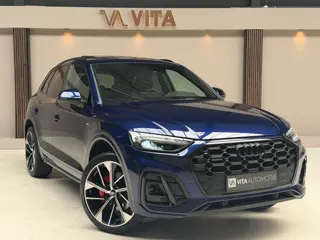 Audi Q5 50 TFSI e S edition Pano|Matrix|Camera|Trekhaak|Dodehoekdetectie| Inclusief 12 maanden garan