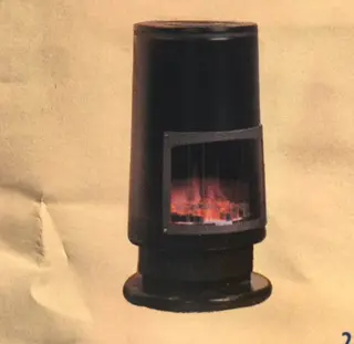 Gaskachel Mooie Gereviseerde- Geteste Pelgrim Carbone, Nu 239 €.