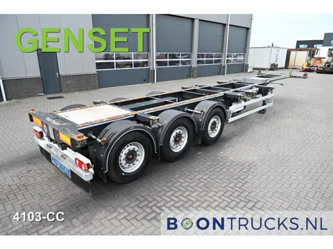 Renders-has FCC08 + GENSET | 2x20-30-40-45ft HC * ADR * SAF/DISC * LIFT AXLE * EXTENDABLE REAR