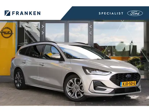 Ford FOCUS Wagon 1.0 EcoBoost Hybrid ST Line X | Leder UNIEK! | Trehaak | Winterpack | Adaptive crui
