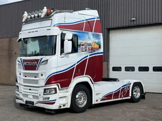 Scania R730 V8 / Retarder / Full air / Special interior / Parking airco / New smarttacho Gen2V2 / Fu