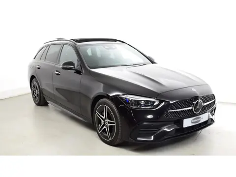 Mercedes-Benz C-Klasse Estate 300 e AMG Line: Pano / schuifdak, HUD, elec verst stoelen met geheugen