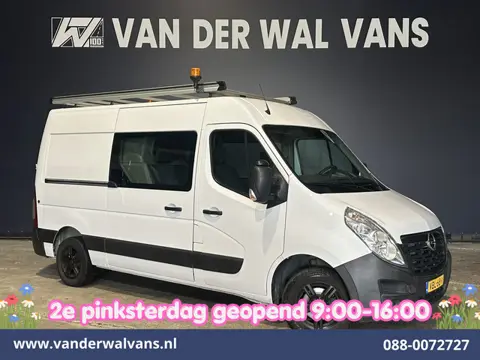Opel Movano 2.3 Turbo 146pk L2H2 Dubbele cabine Euro6 Airco | Imperiaal | Omvormer | 2500kg Trekhaak