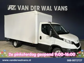 Iveco Daily 35C16H 157pk Dubbel Lucht Bakwagen 4.35m lang Laadklep Euro6 Airco | 980kg laadvermogen 