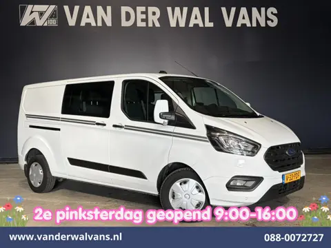 Ford Transit Custom 2.0 TDCI 131pk Automaat L2H1 Dubbele cabine Euro6 Airco | 6-Zits | Camera | Navi