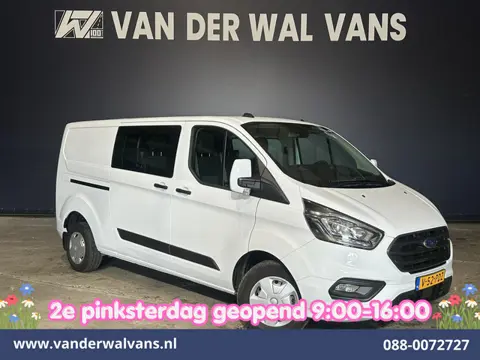 Ford Transit Custom 2.0 TDCI 130pk L2H1 Dubbele Cabine Euro6 inrichting | Airco | 6-Zits | LED | Cru