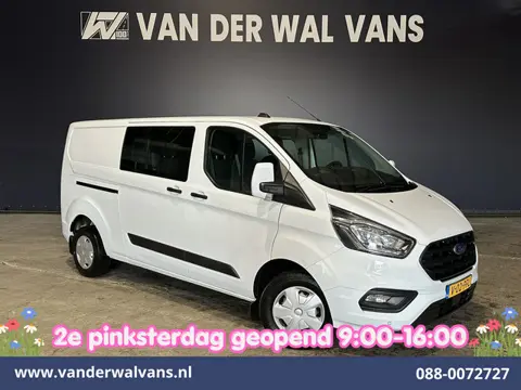 Ford Transit Custom 2.0 TDCI 131pk L2H1 Dubbele Cabine Euro6 Airco | 6-Zits | LED | Cruisecontrol | 